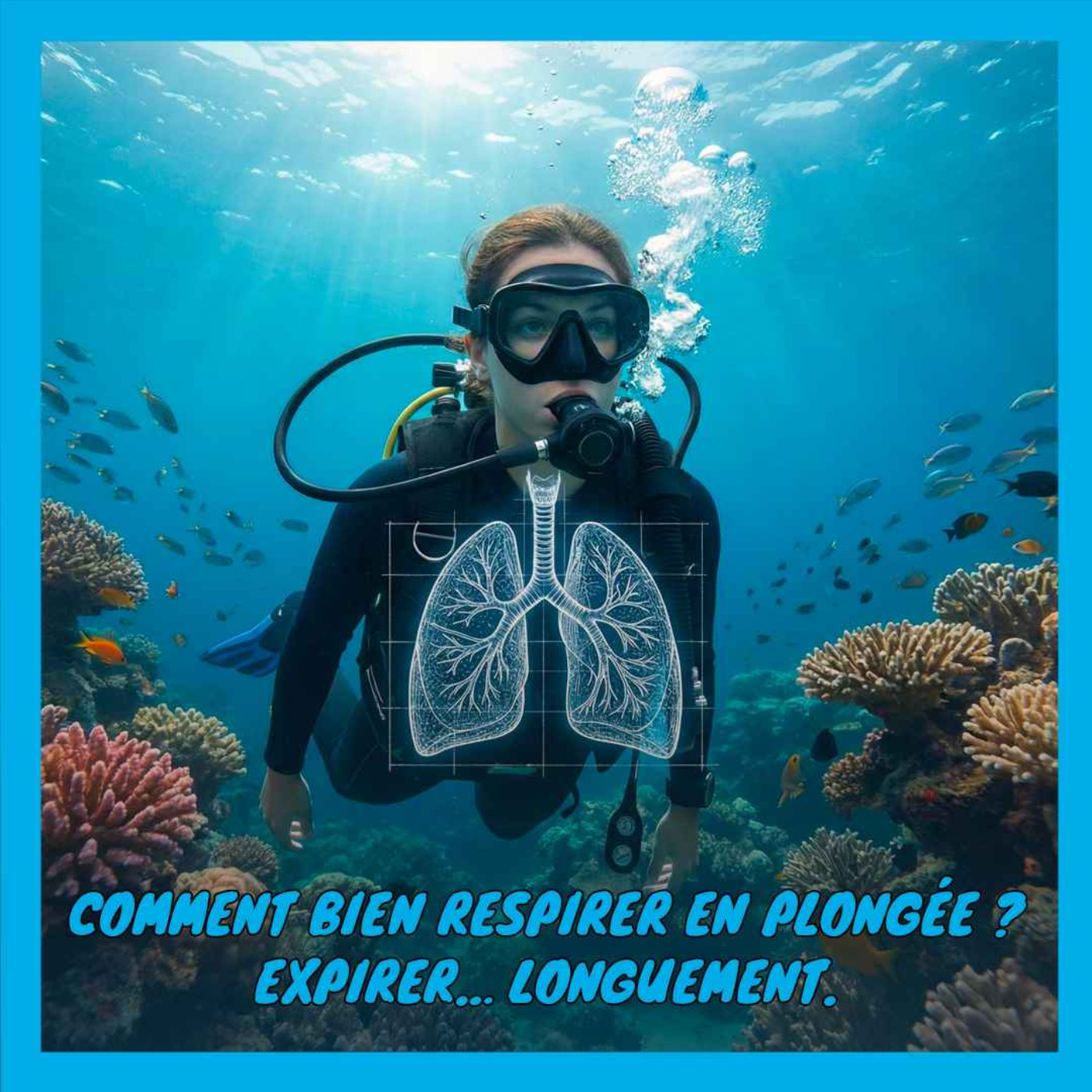 Comment bien respirer en plongée ? Expirer… longuement.