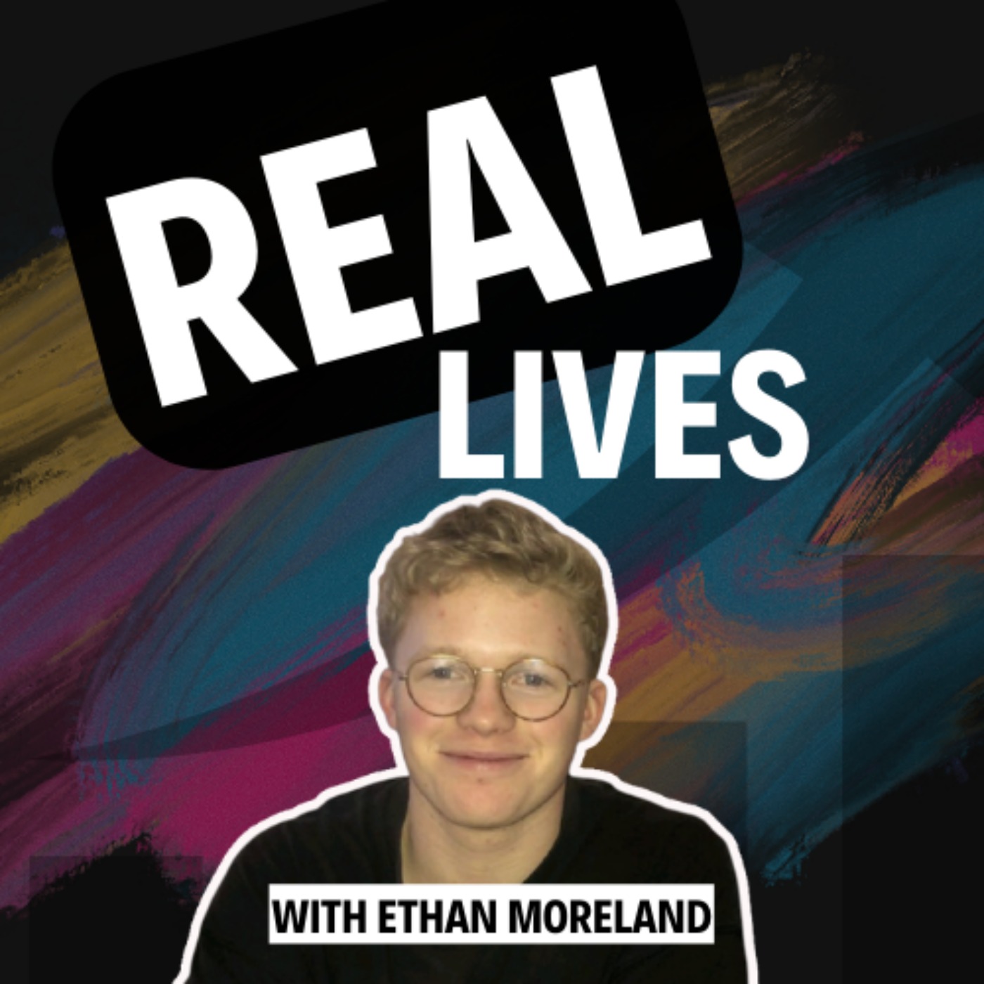cover art for EPISODE 50 SPECIAL: The story behind Real Lives, my story and podcast Q&A