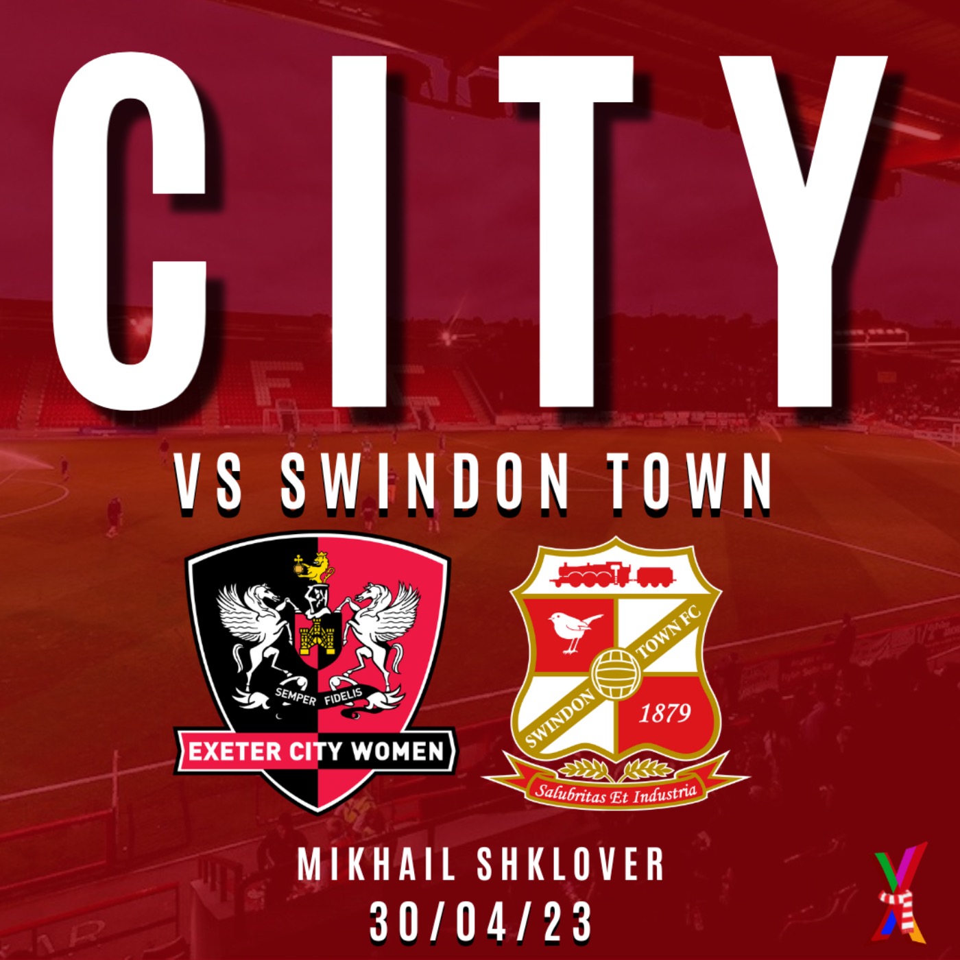 Exeter City Women vs Swindon Town - Mikhail Shklover - 30/04/2023 episode artwork