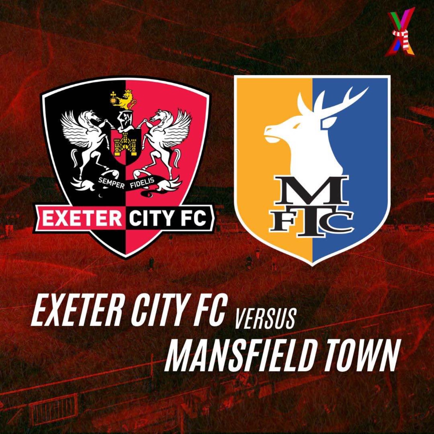 Exeter City vs Mansfield Town - 11/03/25 - Niall O'Mara and Zandie Howells episode artwork