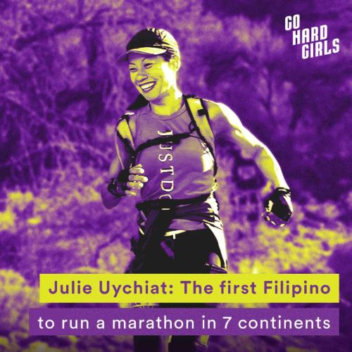 cover art for Marathon runner Julie Uychiat is only getting stronger with age | Go Hard Girls