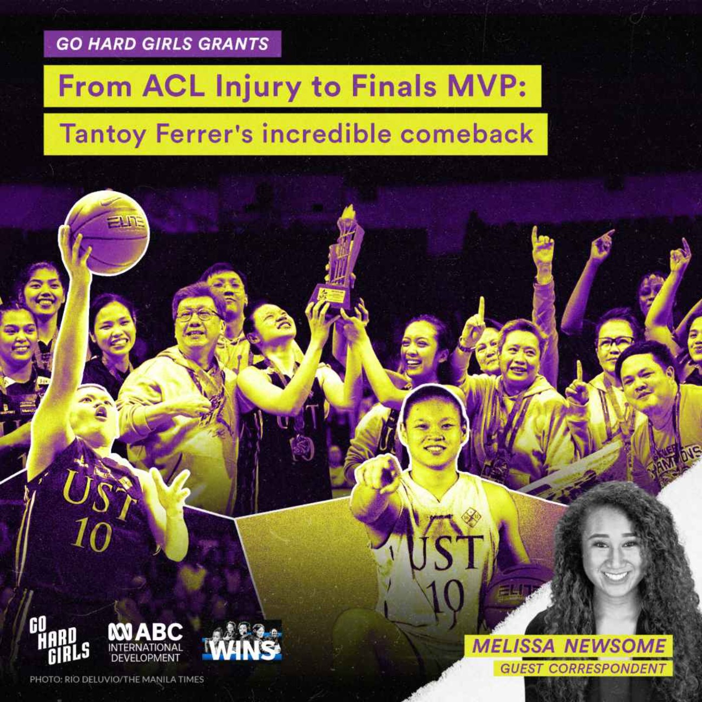 UST's Tantoy Ferrer recovered from an injury and took home the championship trophy | Go Hard Girls episode artwork