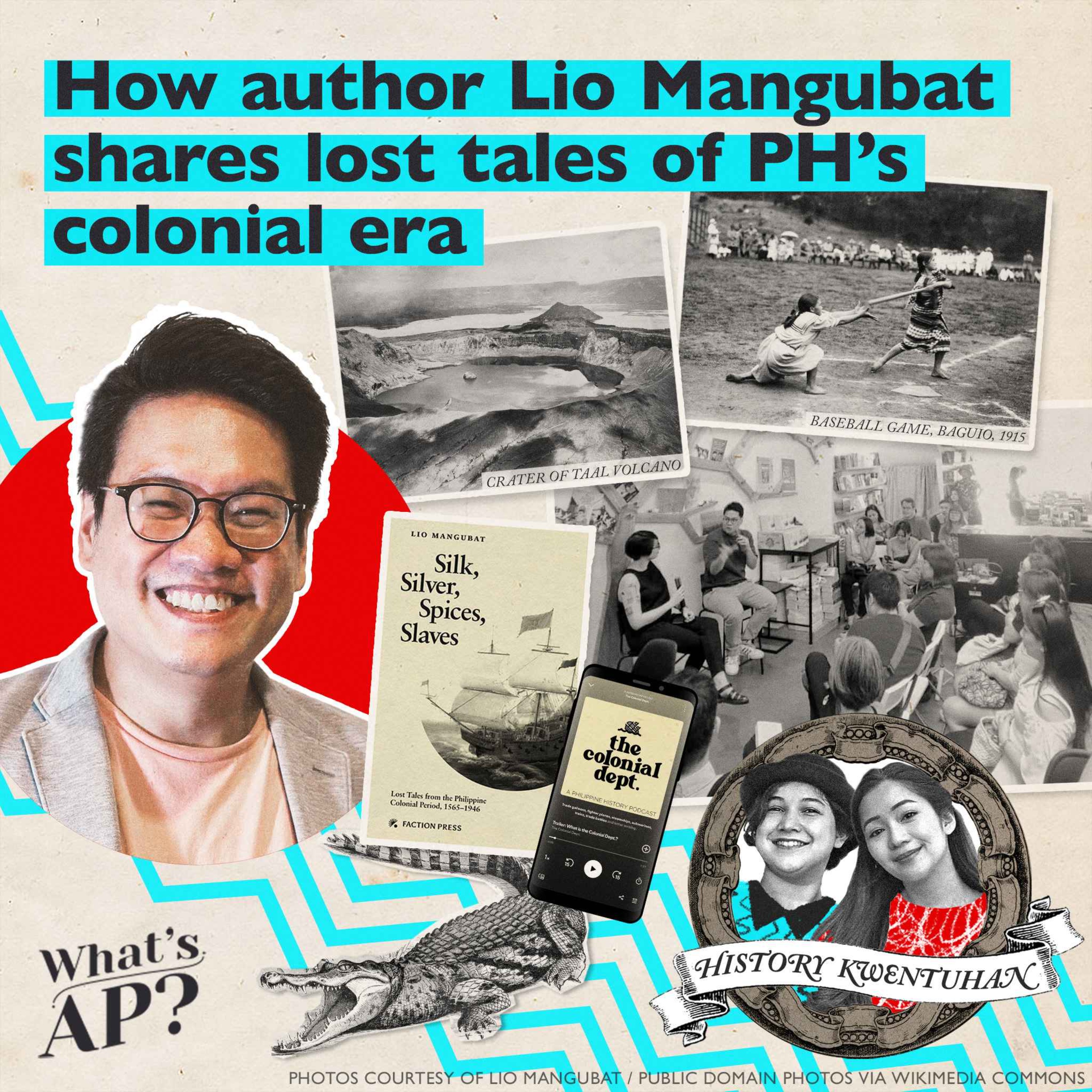 Taking colonial stories from podcast to paper | What's AP? Araling Panlipunan Rebooted episode artwork