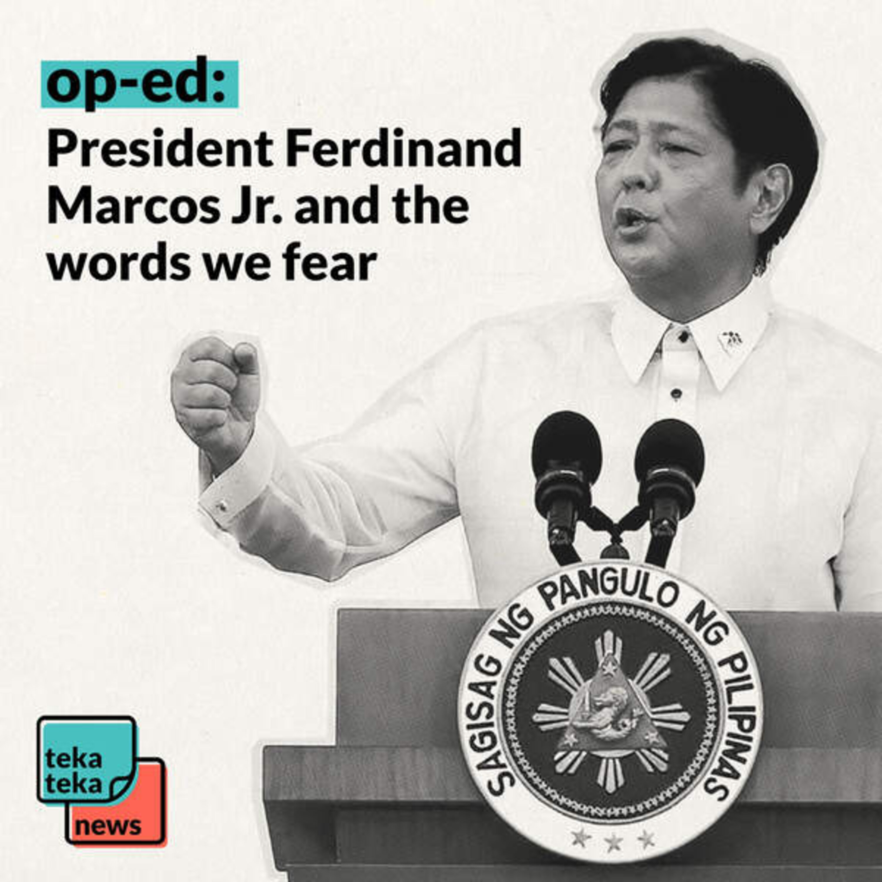Our first audio op-ed: PBBM and the words we fear | Teka Teka News episode artwork