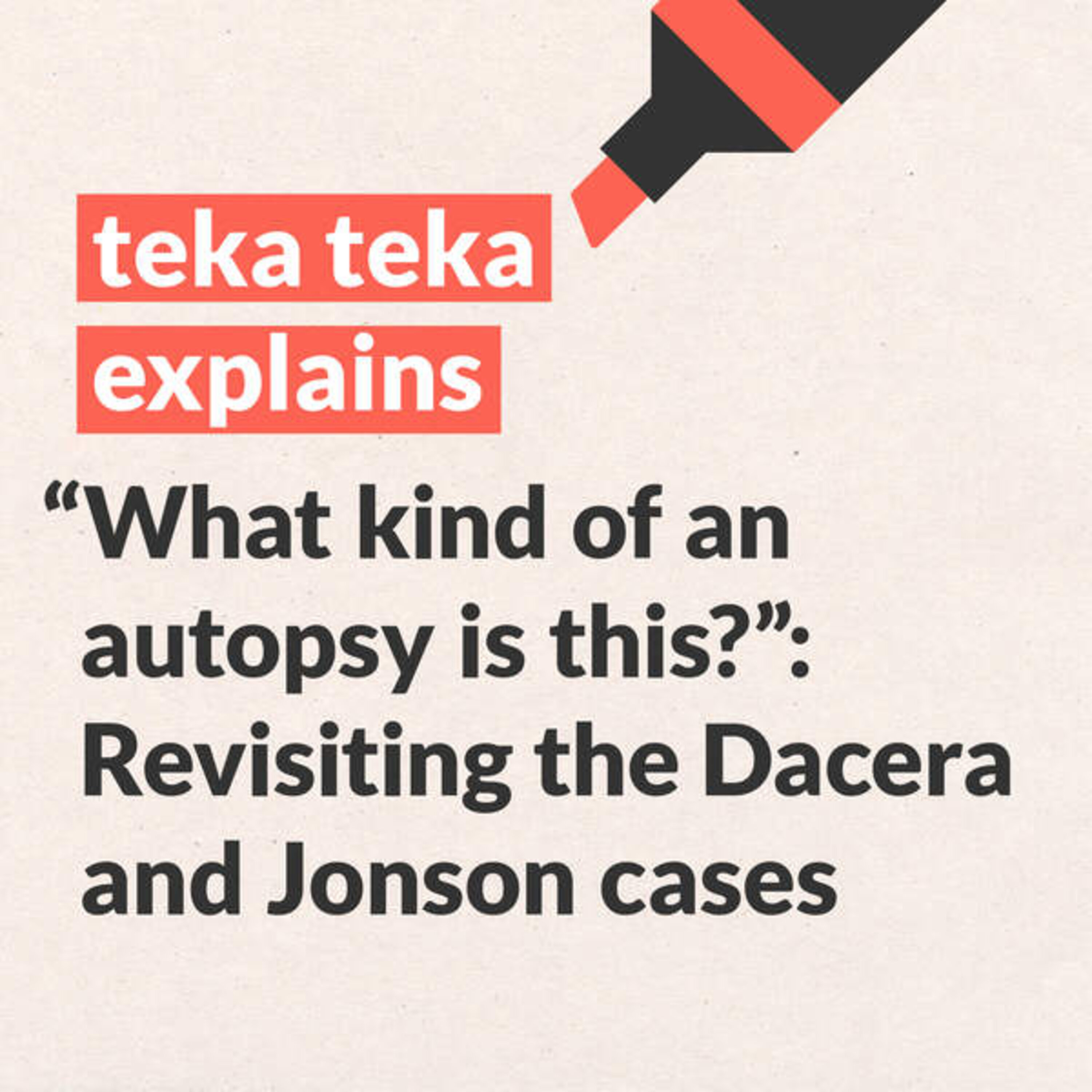 The state of forensic autopsies in the Philippines | Teka Teka Explains episode artwork