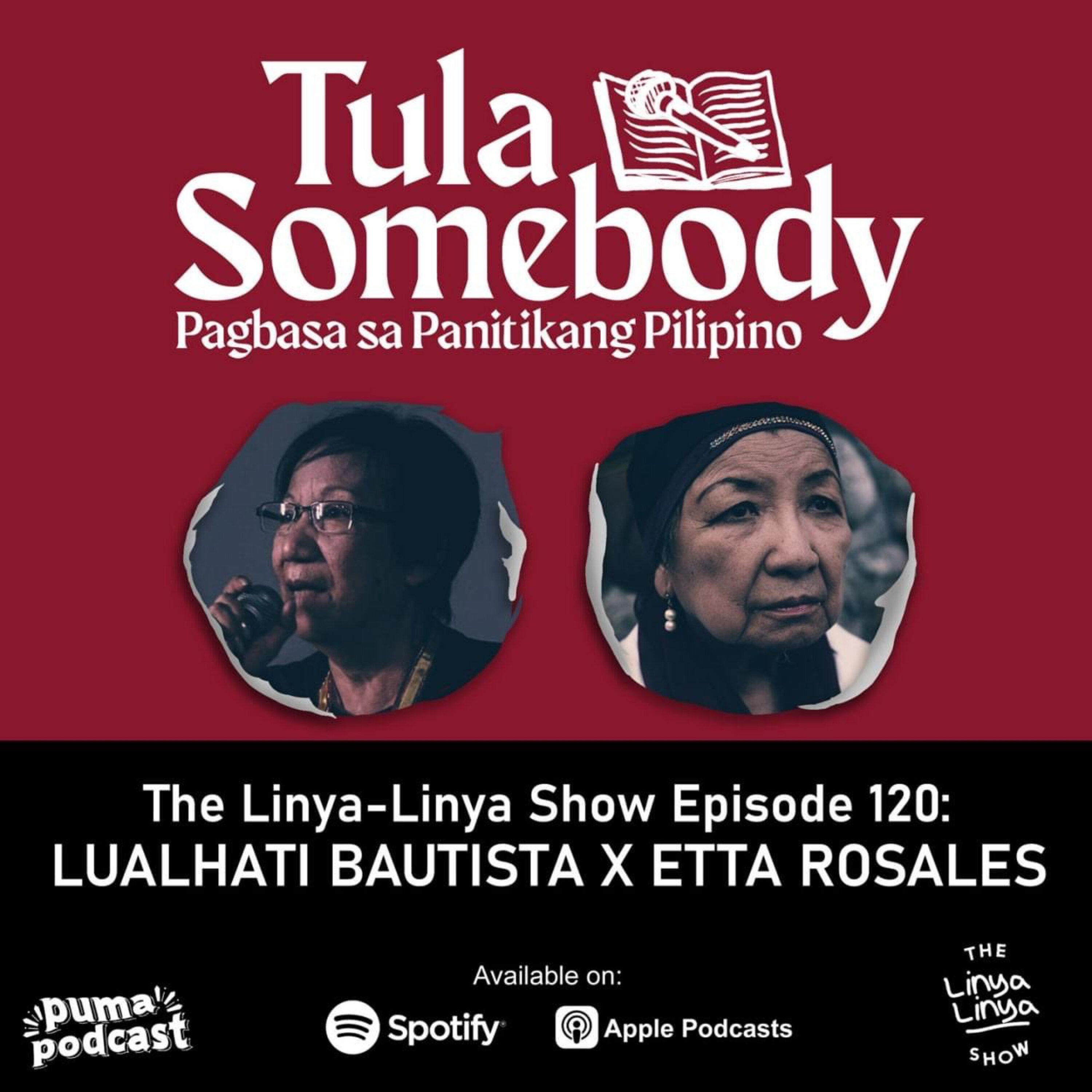Tula Somebody: Lualhati Bautista x Etta Rosales | The Linya Linya Show x PumaPodcast episode artwork