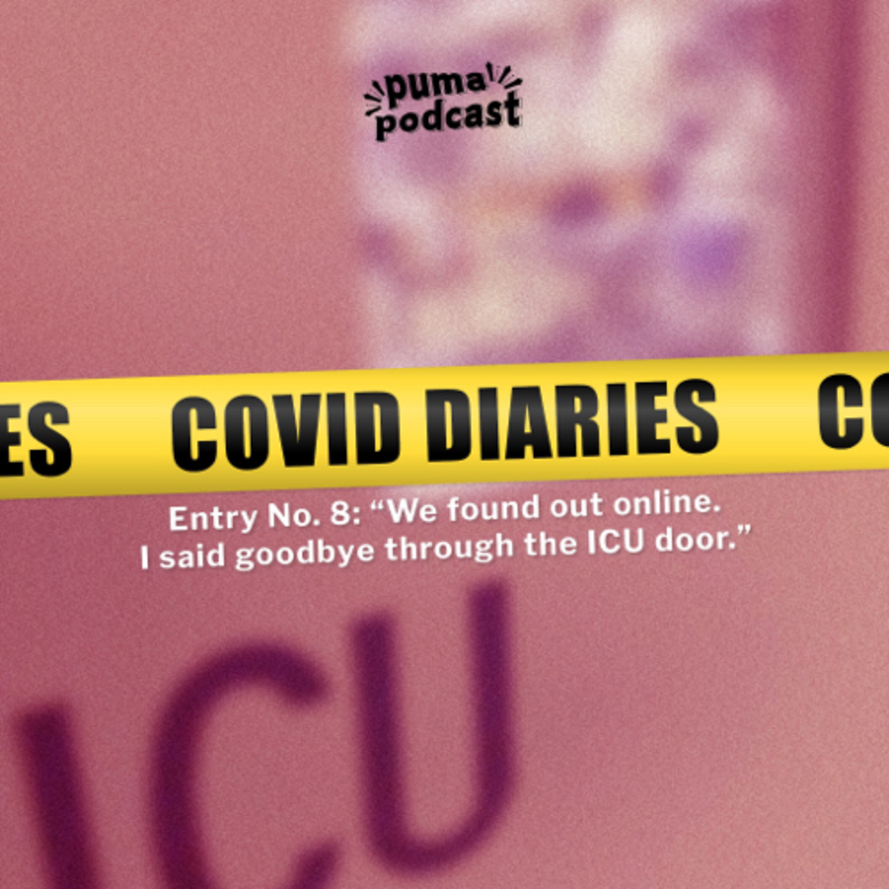 COVID Quarantine Diaries, Entry No. 8: “We found out online. I said goodbye through the ICU door" episode artwork