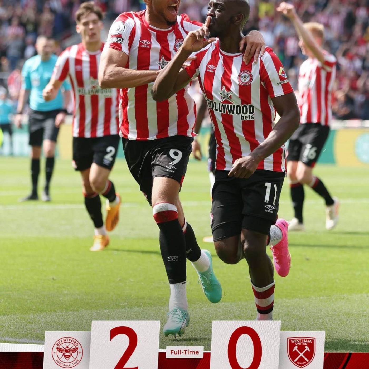 Brentford 2 West Ham 0 - post-match podcast from the stands episode artwork