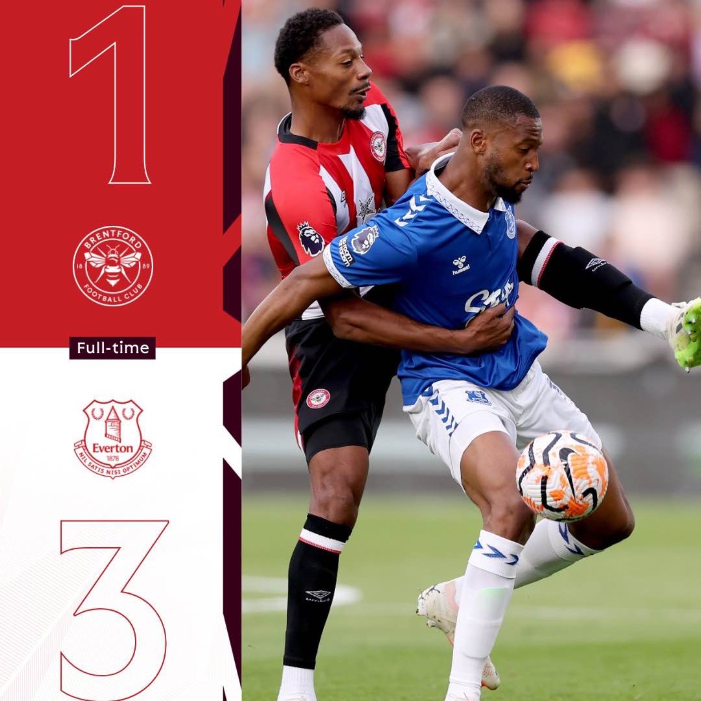 Brentford 1 Everton 3 - post-match podcast from the stands