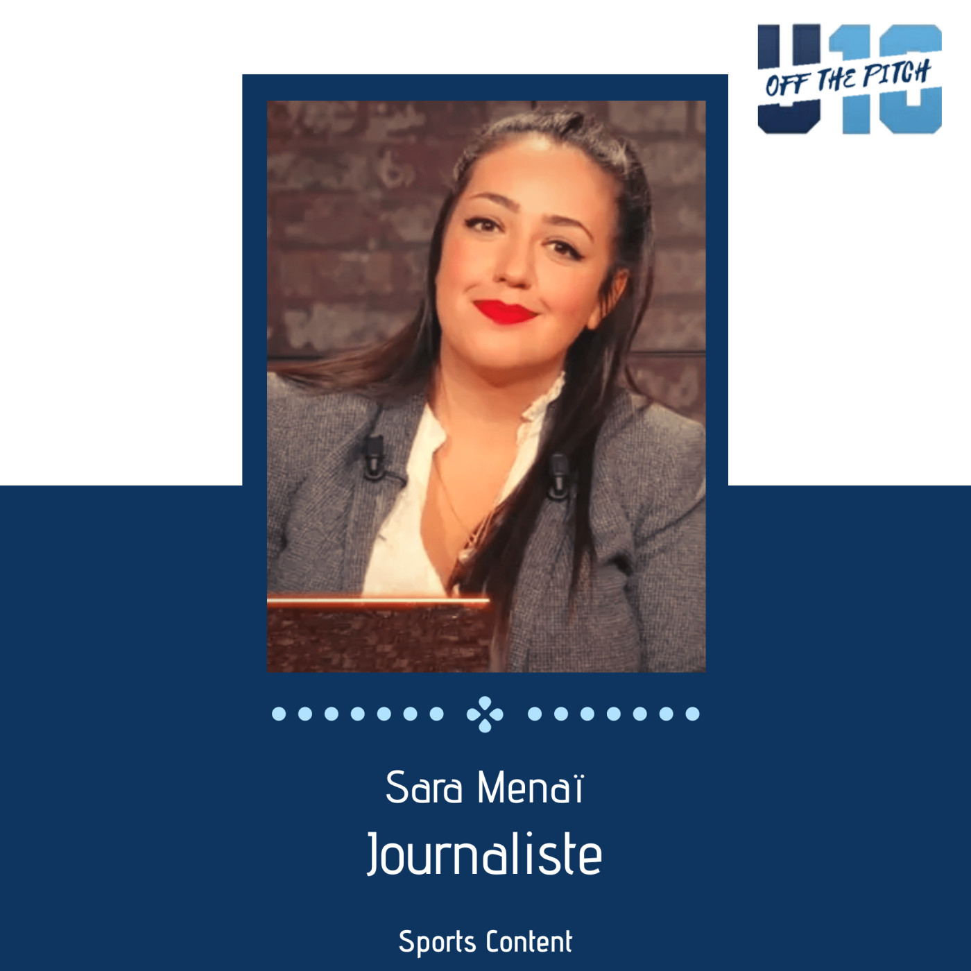 Sara Menai : Journaliste sportive - Free Ligue 1