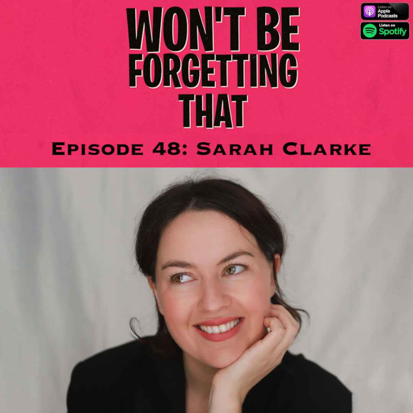48. Sarah Clarke episode artwork