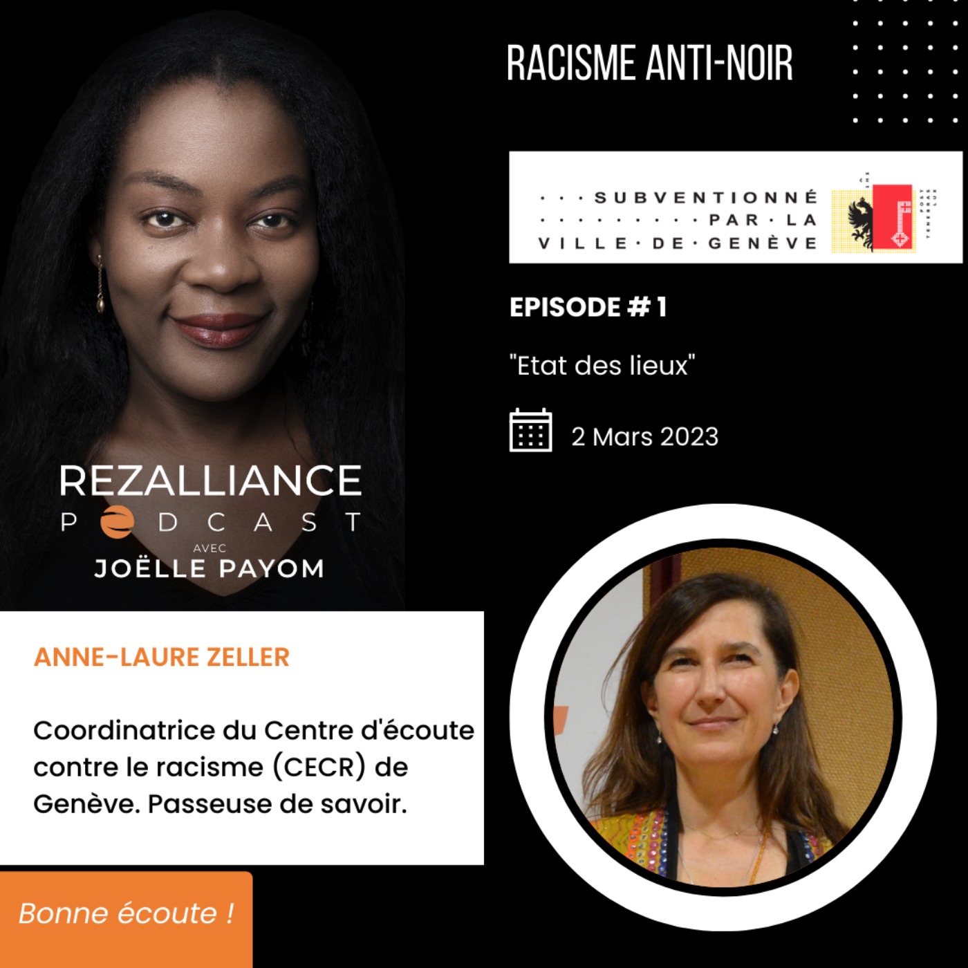 cover art for Le racisme anti-noir à Genève - Épisode #1 - Entretien avec Anne-Laure Zeller