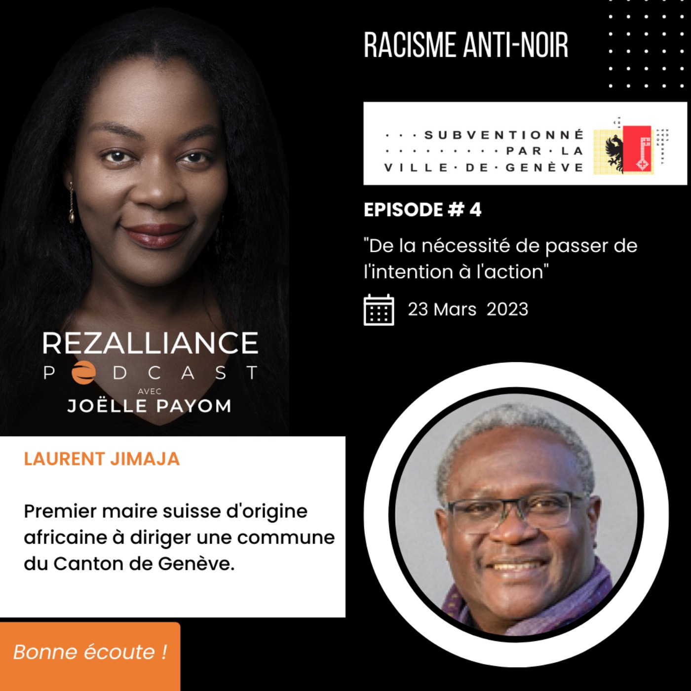 cover art for Le racisme anti-noir à Genève - Épisode #4 - Entretien avec Laurent Jimaja