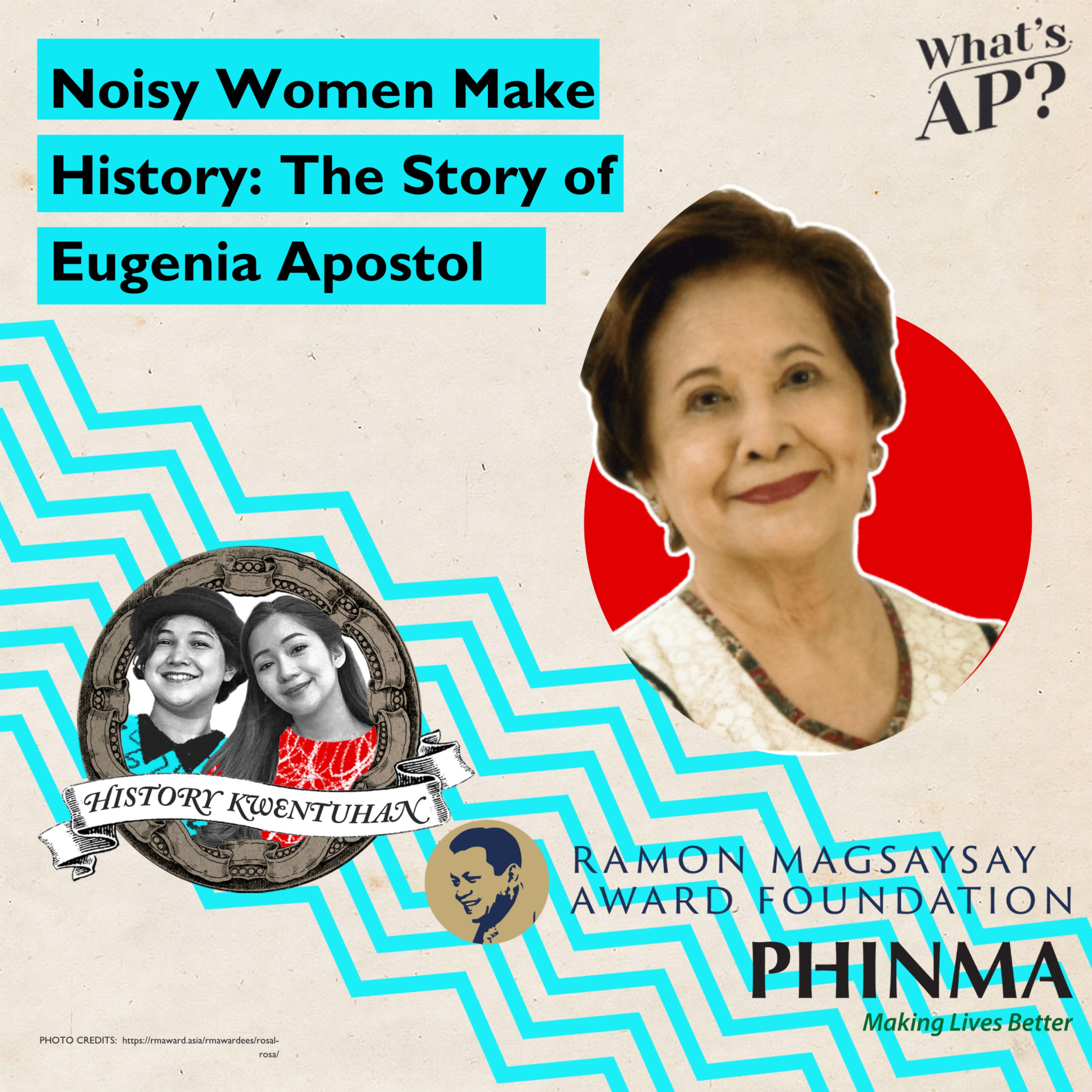 Noisy Women Make History: The Story of Eugenia Apostol