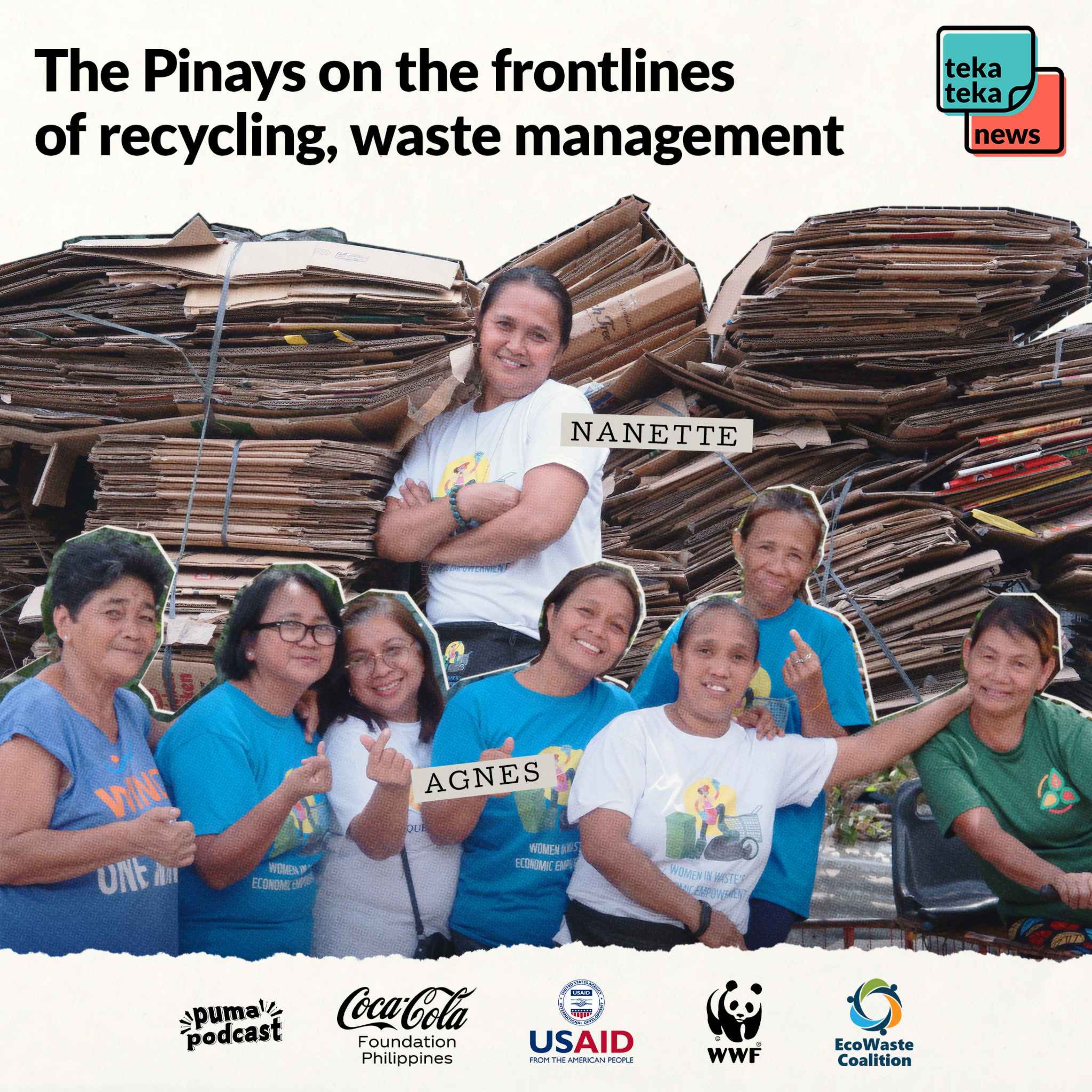 cover art for The Pinays on the frontlines of recycling and waste management