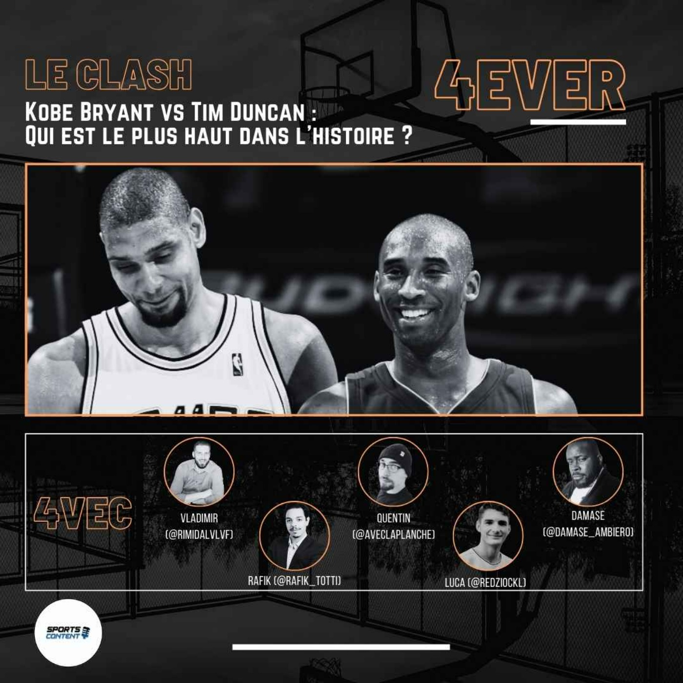 Le Clash - Kobe Bryant vs Tim Duncan