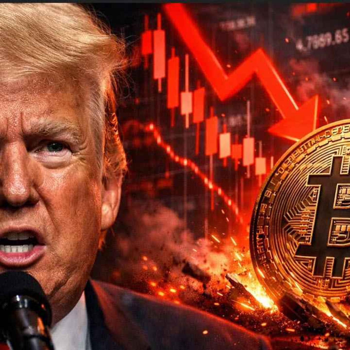 TRUMP fait trembler les marchés : Alerte rouge sur la Crypto ? [Débrief  Crypto avant TACO]
