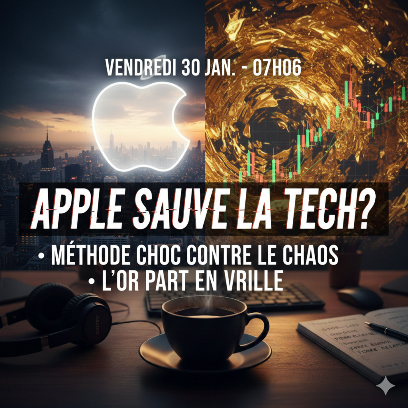 Apple sauve les meubles, mais la Tech est sous haute tension