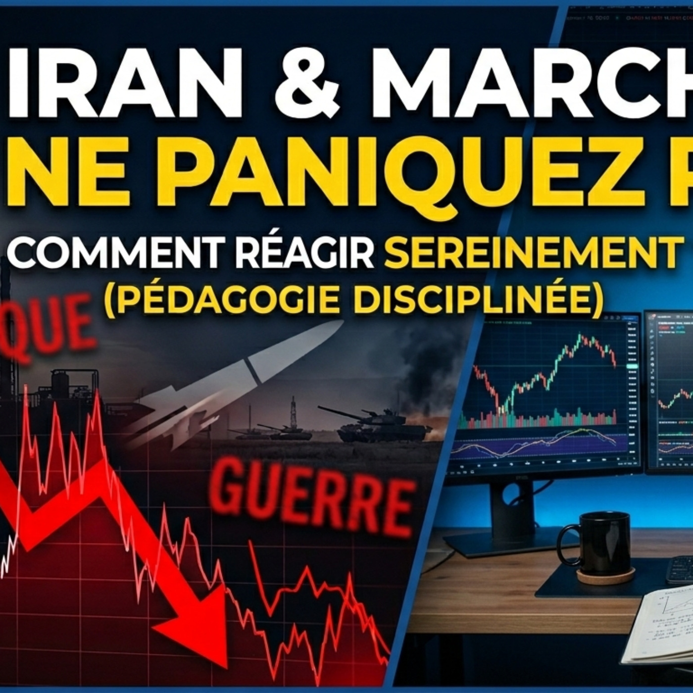 🚨 Guerre en Iran & Panique : Pourquoi votre cerveau vous pousse à l'erreur (et comment l'éviter) ! [Semi Débrief Hebdo]
