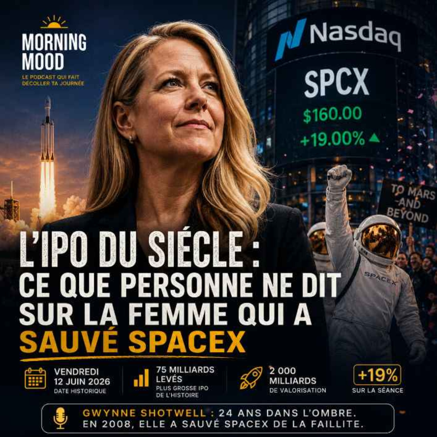 SpaceX : L'IPO du siècle, ce que personne ne dit sur la femme qui a sauvé SpaceX episode artwork