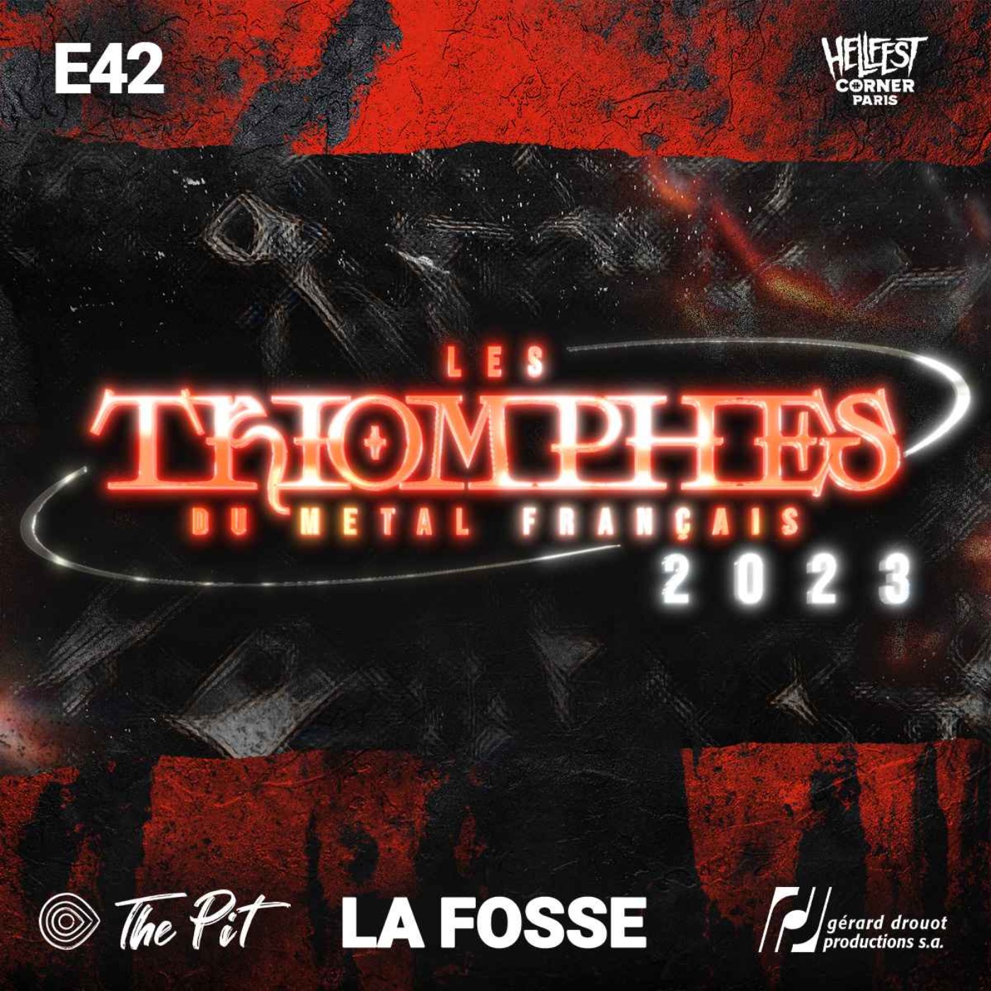 cover art for Episode 42 - Les Triomphes du Metal français