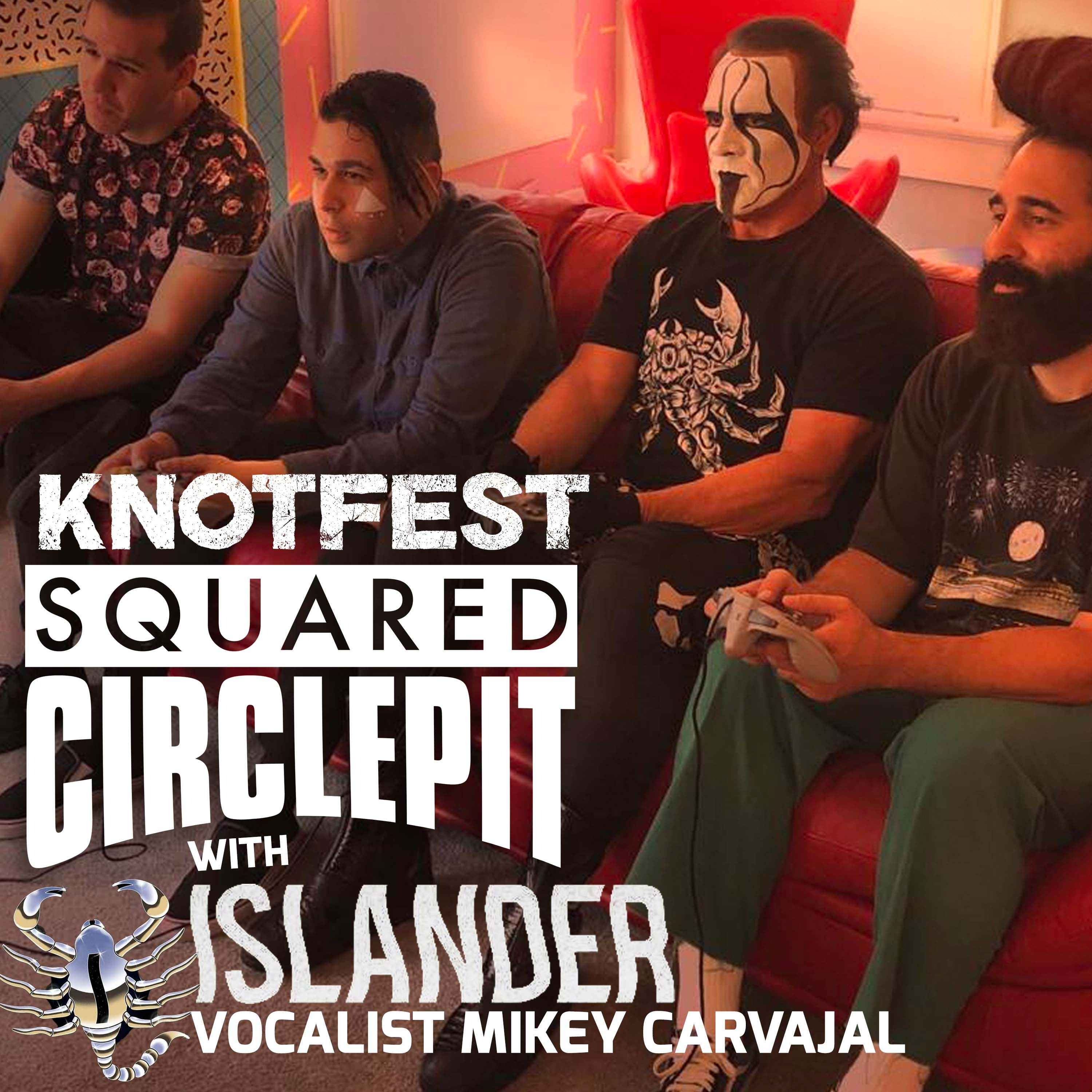 cover art for Squared Circle Pit #81 - Islander's Mikey Carvajal talks Sting friendship, New Music