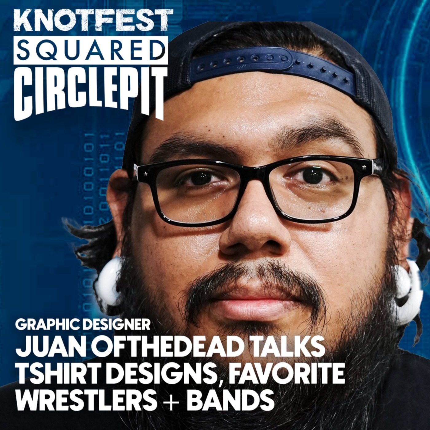 cover art for #118 - Graphic Designer JuanOFTHEDEAD Talks Wrestling Designs, Favorite Metal and Fonts