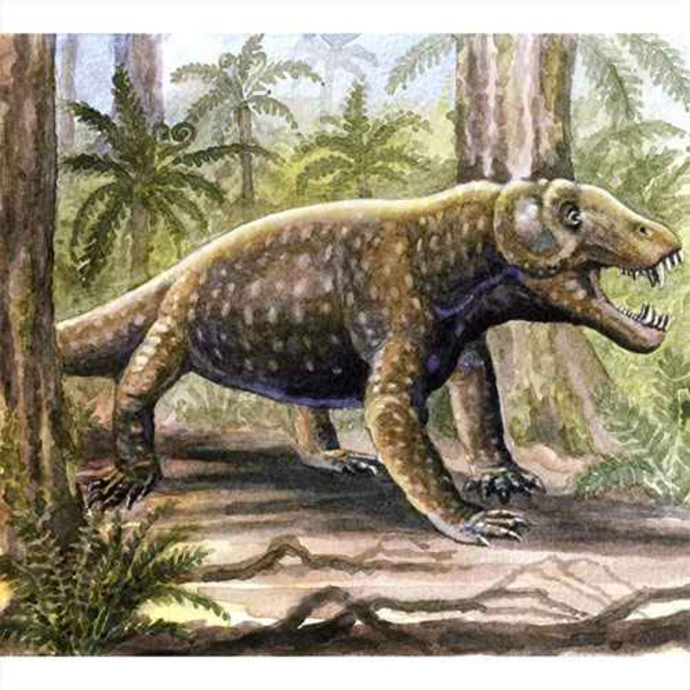 Anteosaurus, the Lizard of the Mythical Giant Antaios