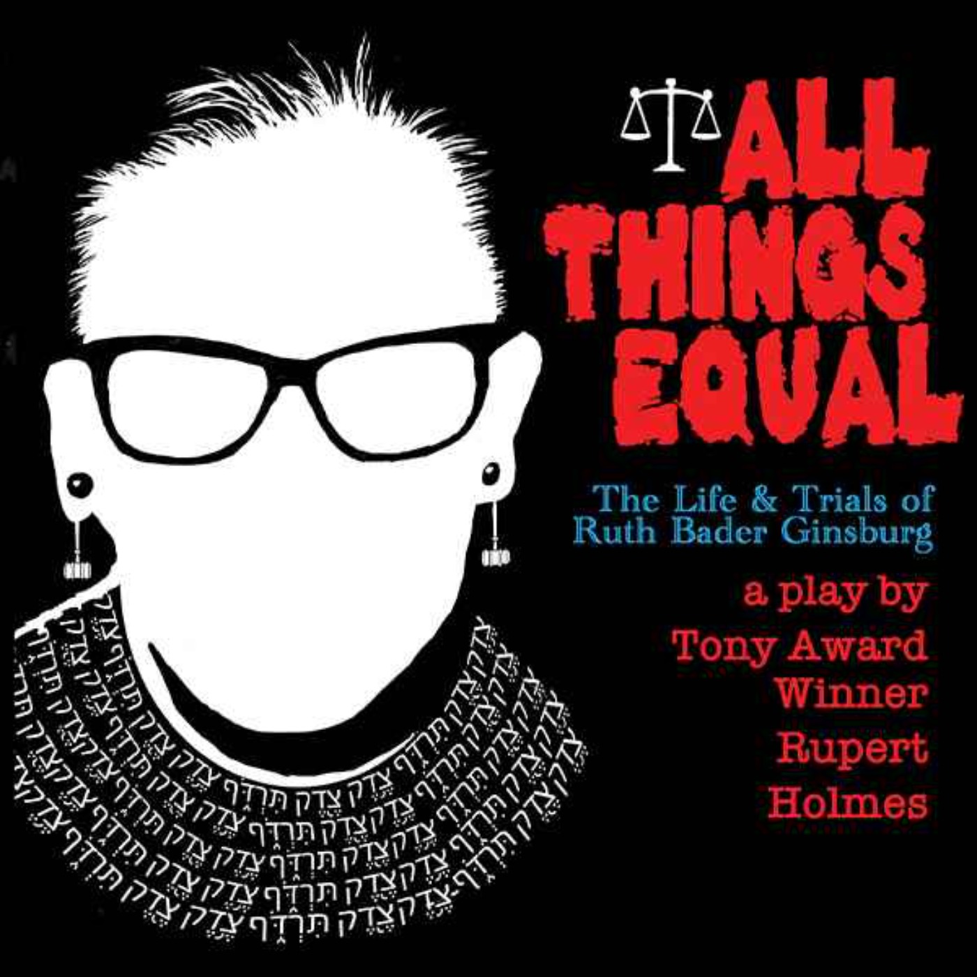 cover art for The Life of Ruth Bader Ginsberg in a One- Woman Show