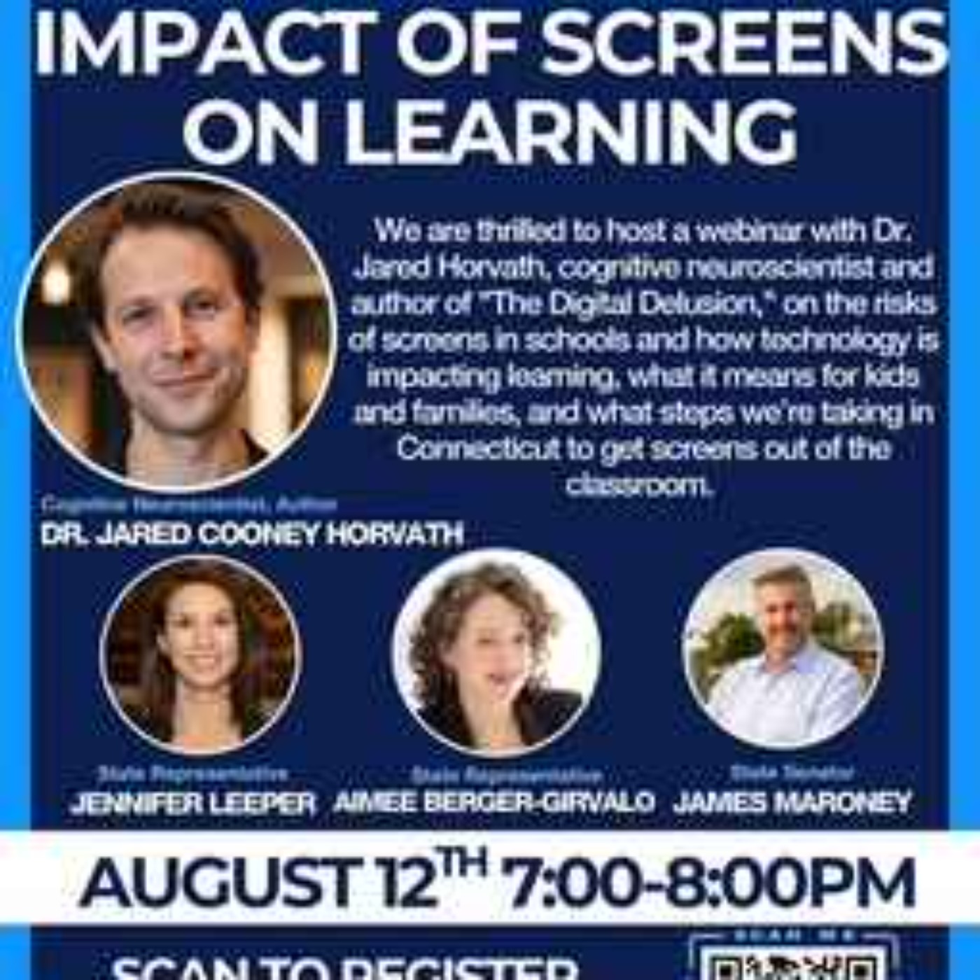 Rethinking Screens in Schools: Rep. Jennifer Leeper on CT Guidelines & Dr. Jared Cooney Horvath’s Digital Wake-Up Call episode artwork