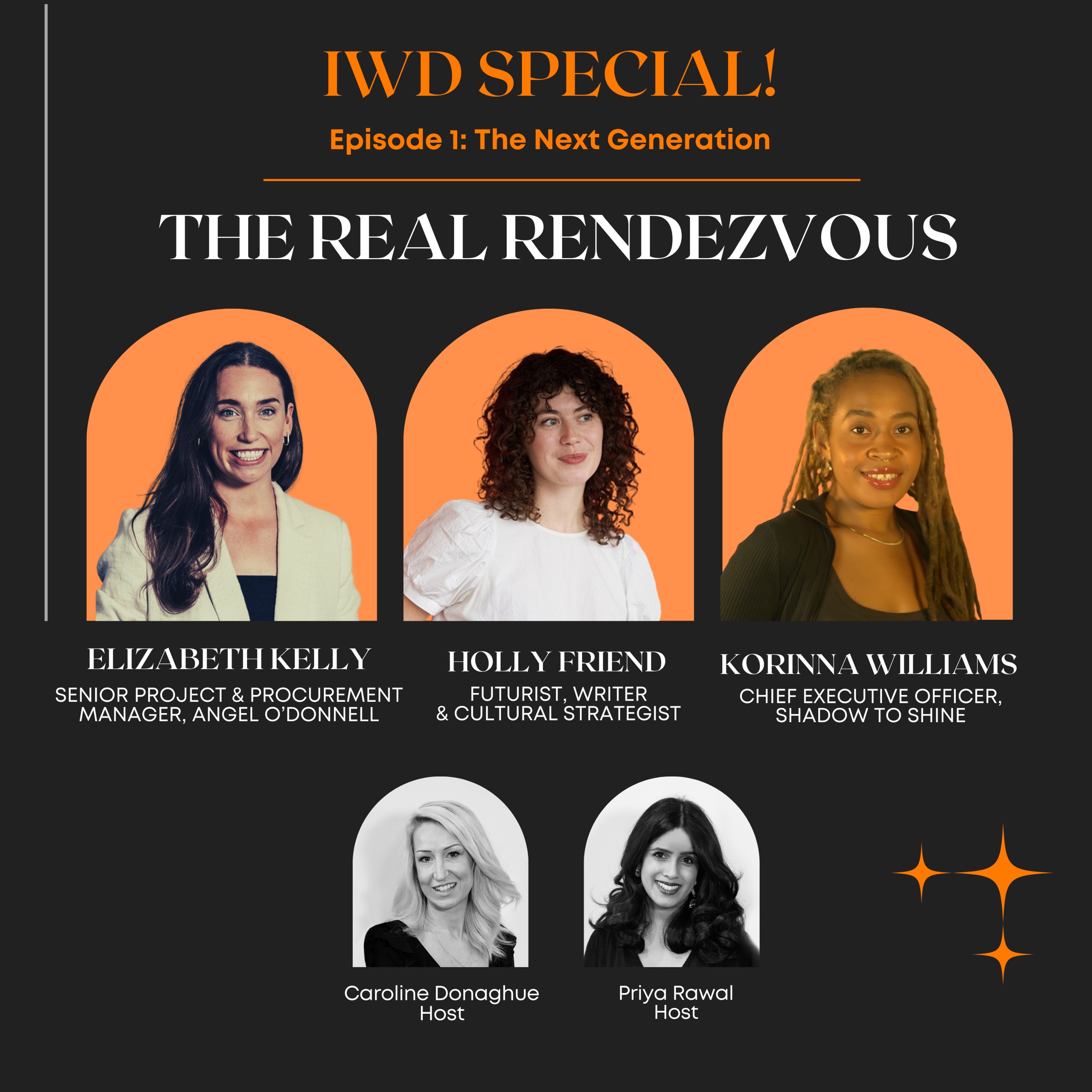 cover art for GENZ and The Next Generation - IWD special with Elizabeth Kelly, Holly Friend and Korinna Williams