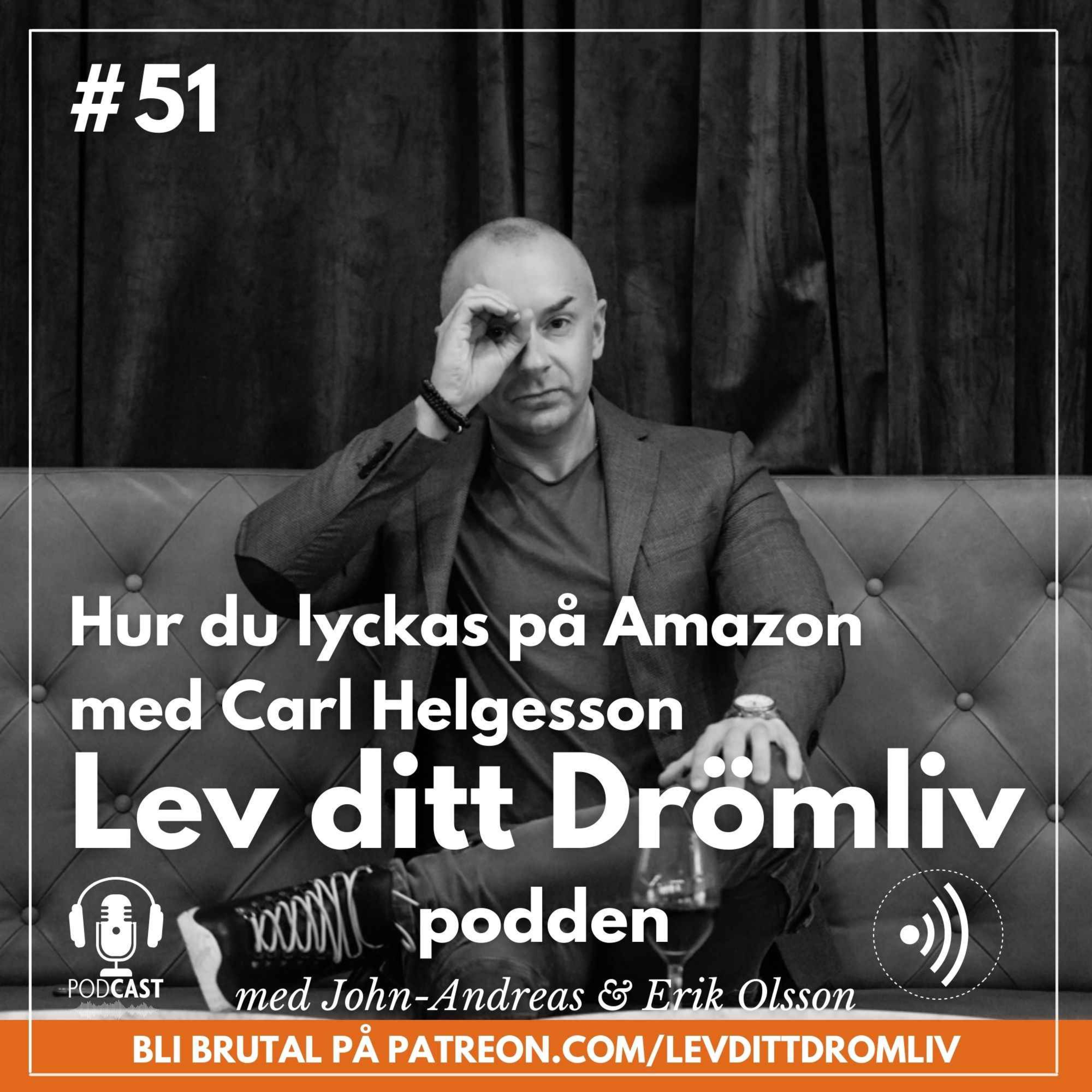 cover art for Avsnitt 51: Hur du lyckas på Amazon med Carl Helgesson