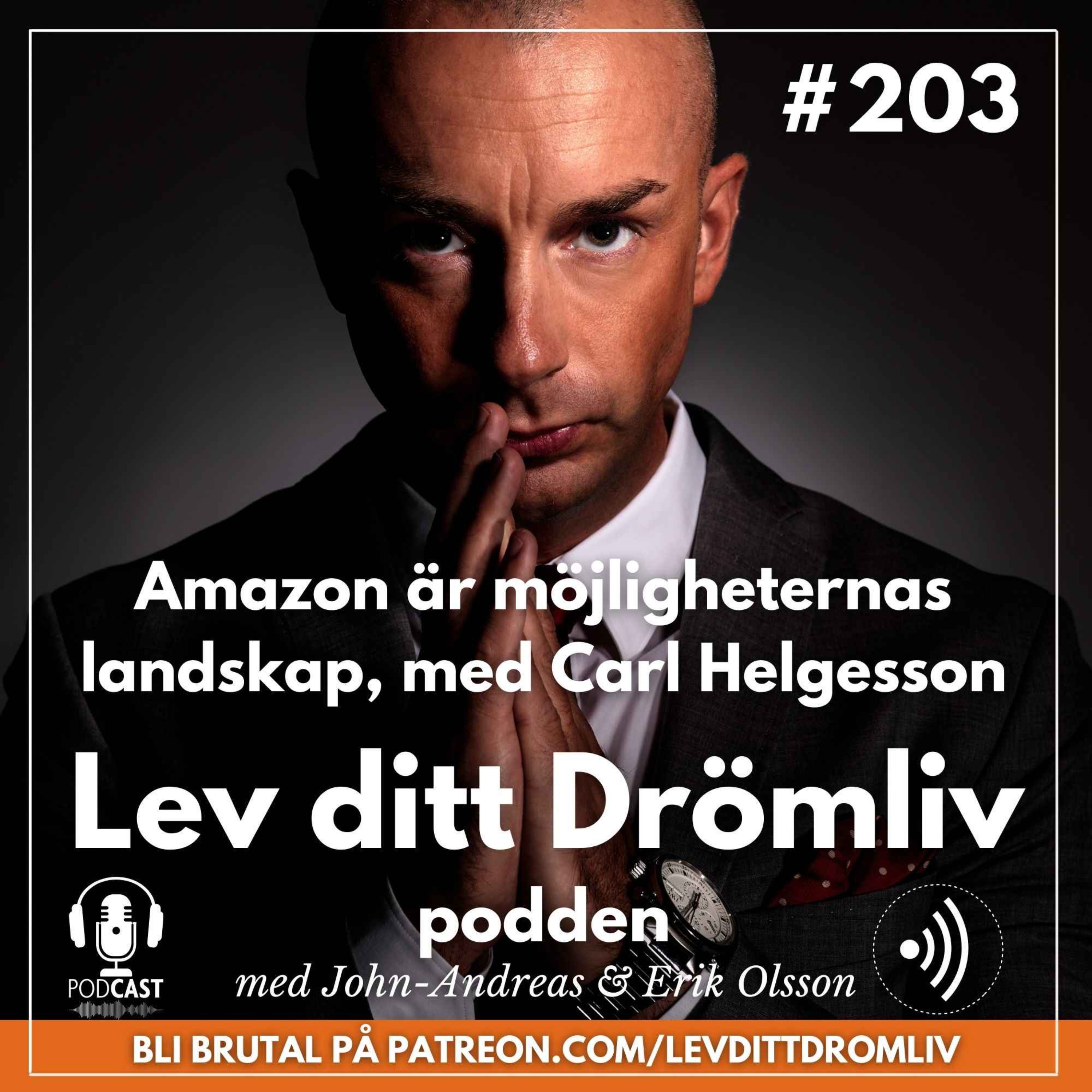 cover art for Avsnitt 203: Amazon är möjligheternas landskap, med Carl Helgesson