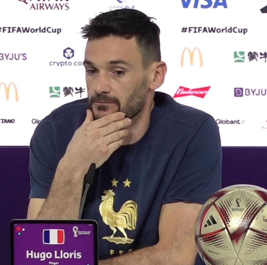711: HUGO LLORIS: Press Conference: France v Morocco: 