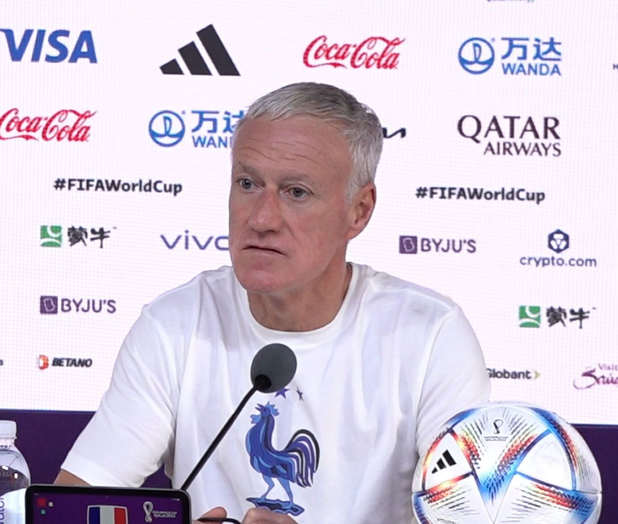 697: PRESS CONFERENCE: Didier Deschamps: England v France 