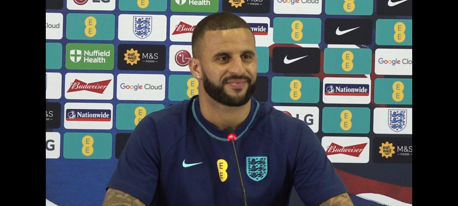 691: * EMBARGOED SECTION * PRESS CONFERENCE: Kyle Walker: England v France (The Daily Tottenham/Spurs Podcast)