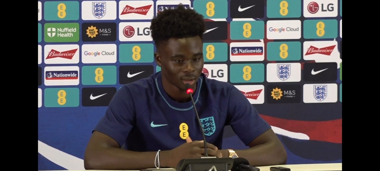 684: PRESS CONFERENCE: Bukayo Saka: Talking About the 3-0 Win Over Senegal and Previewing the France Game
