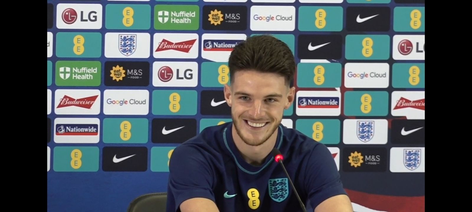 668: PRESS CONFERENCE: Declan Rice: England v Senegal: 