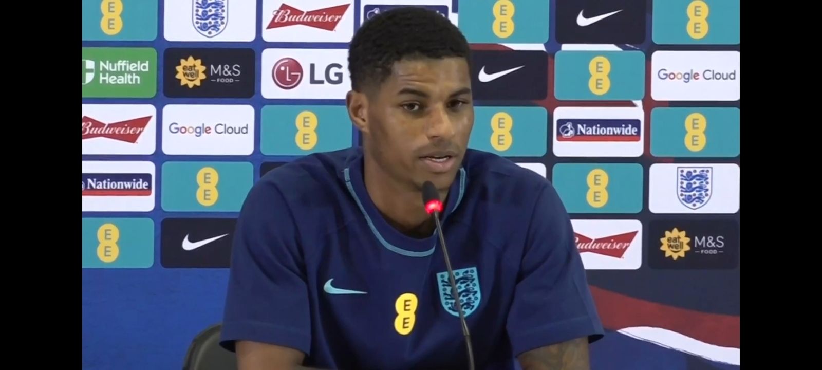 657: PRESS CONFERENCE: Marcus Rashford: England v Wales 
