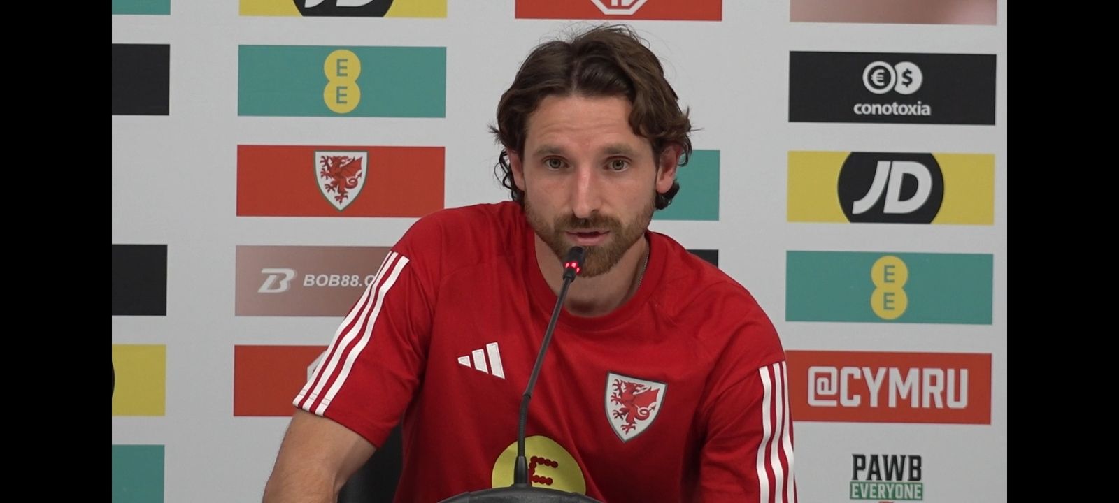 656: PRESS CONFERENCE: Joe Allen: England v Wales 