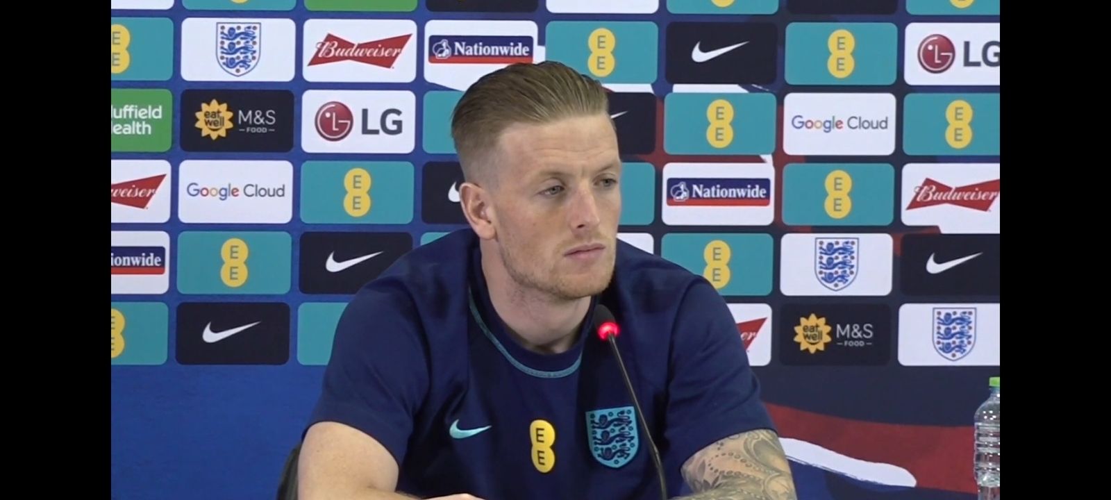 646: PRESS CONFERENCE: Jordan Pickford: England v USA 