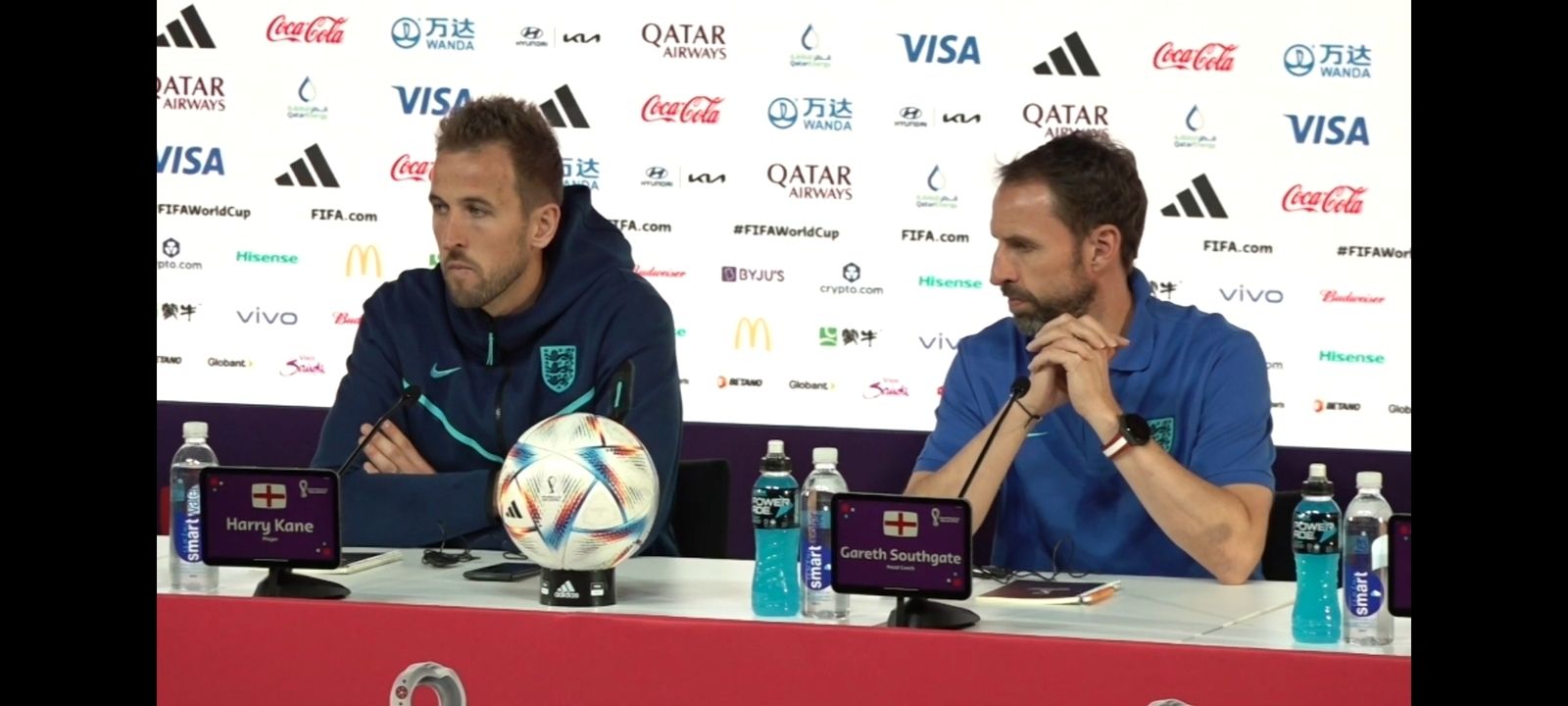637: PRESS CONFERENCE: Gareth Southgate & Harry Kane: England v Iran: 