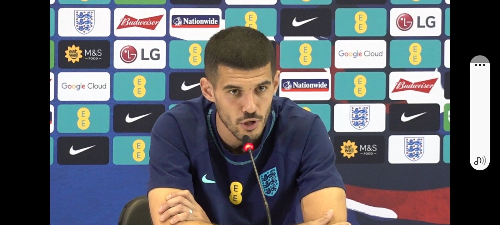 622: * EMBARGOED SECTION * PRESS CONFERENCE: Conor Coady: England at the World Cup in Qatar