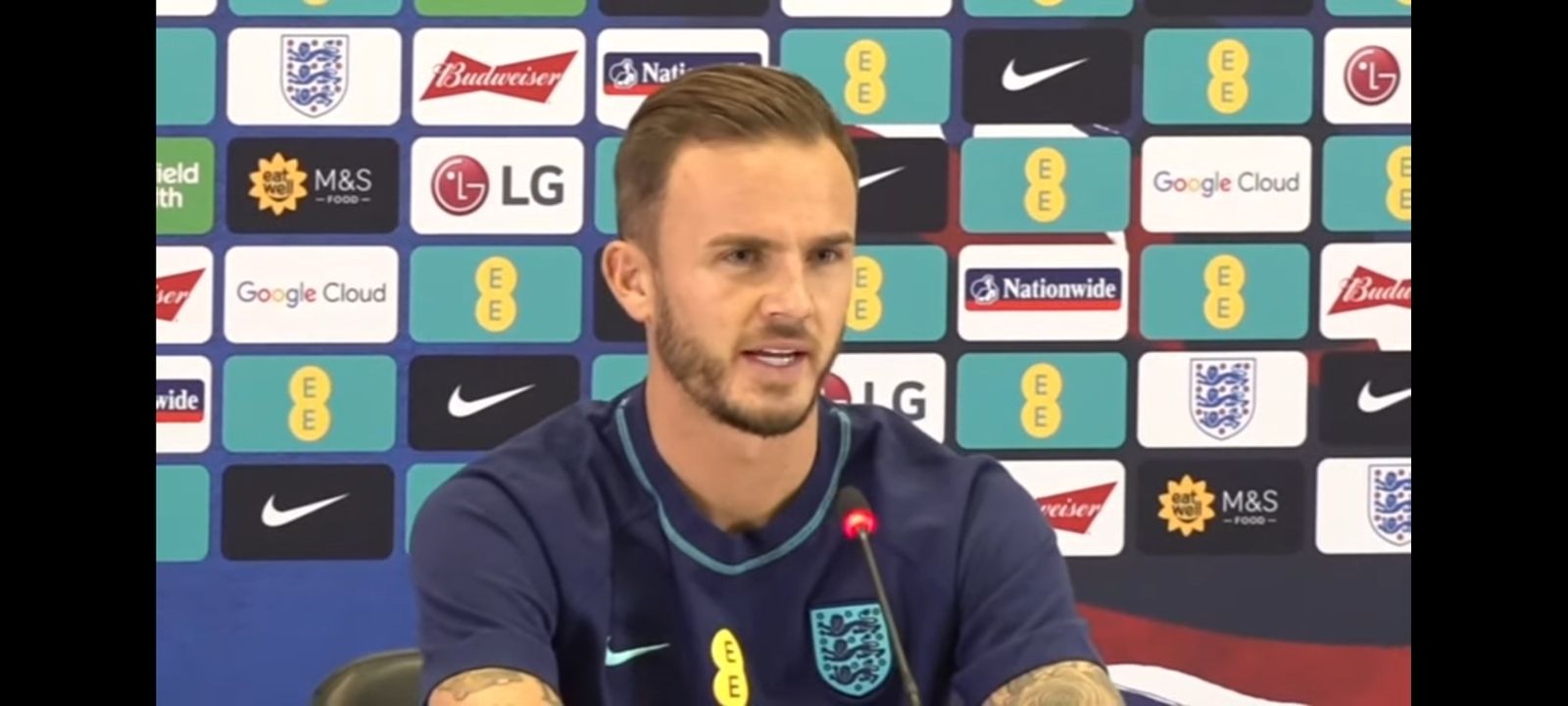 616: PRESS CONFERENCE: James Maddison: England at the World Cup in Qatar