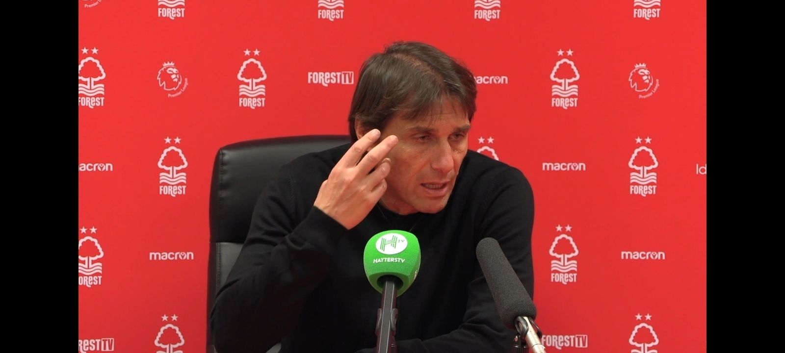 600: Press conference: Antonio Conte: Nottingham Forest 2-0 Tottenham