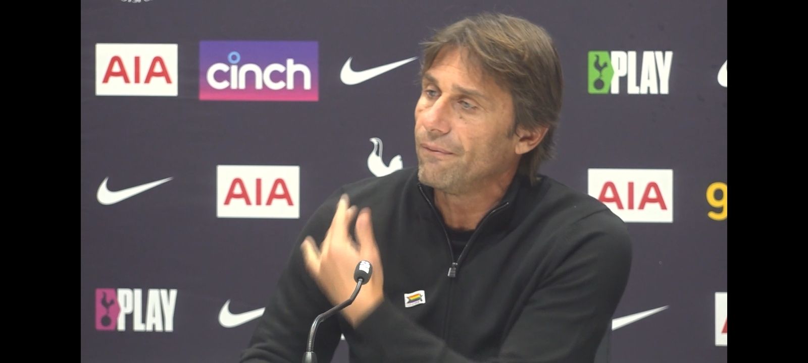 559: Press conference: Antonio Conte: Pre-match: Bournemouth v Tottenham (Embargoed Section)