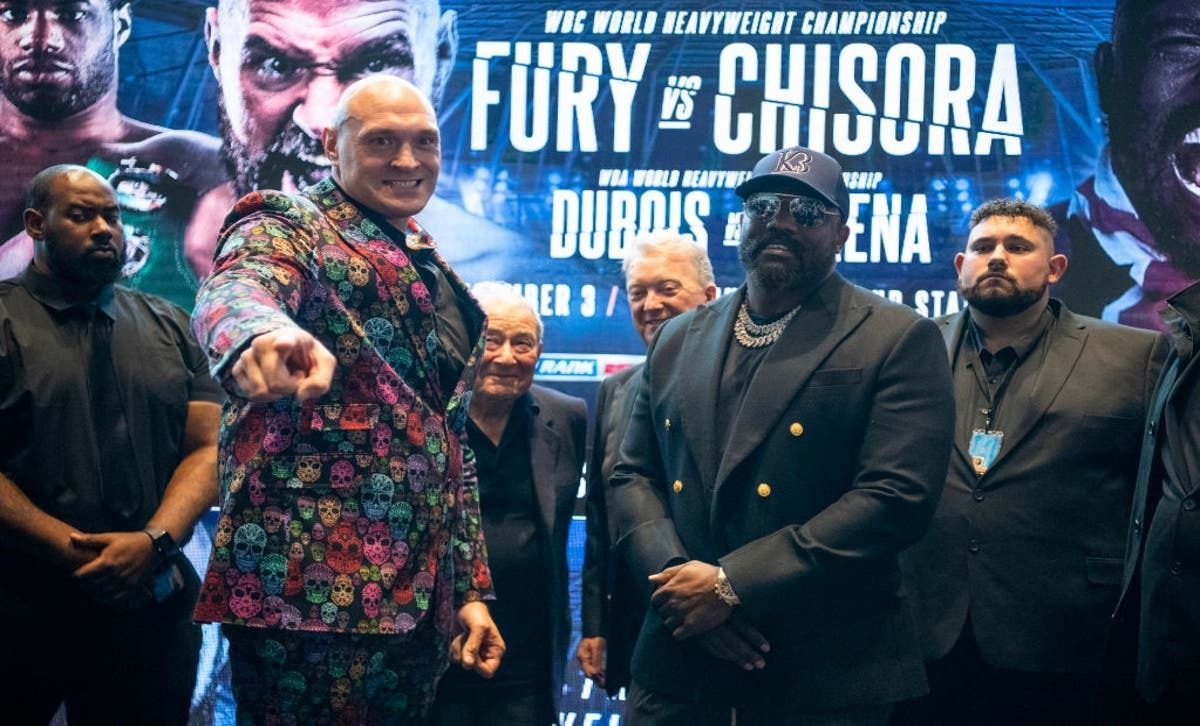 536: BOXING: PRESS CONFERENCE: Tyson Fury and Derek Chisora: Tottenham Hotspur Stadium: Event on 3 December 2022 (Daily Tottenham/Spurs Podcast)