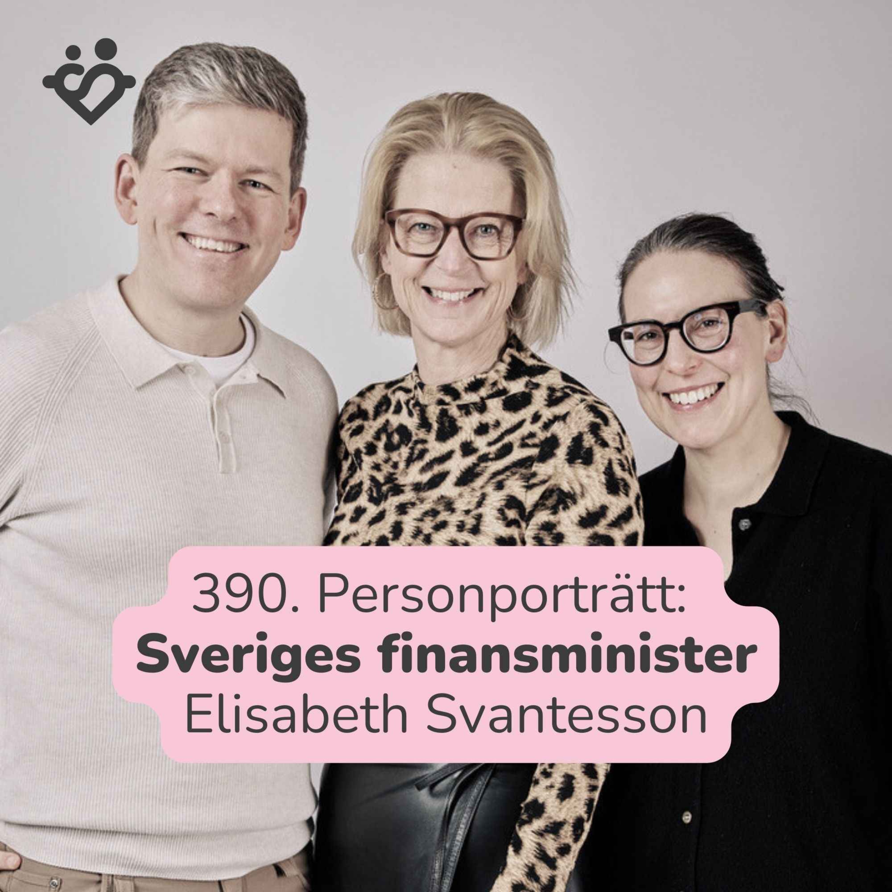 390. Personporträtt: Elisabeth Svantesson, Sveriges finansminister