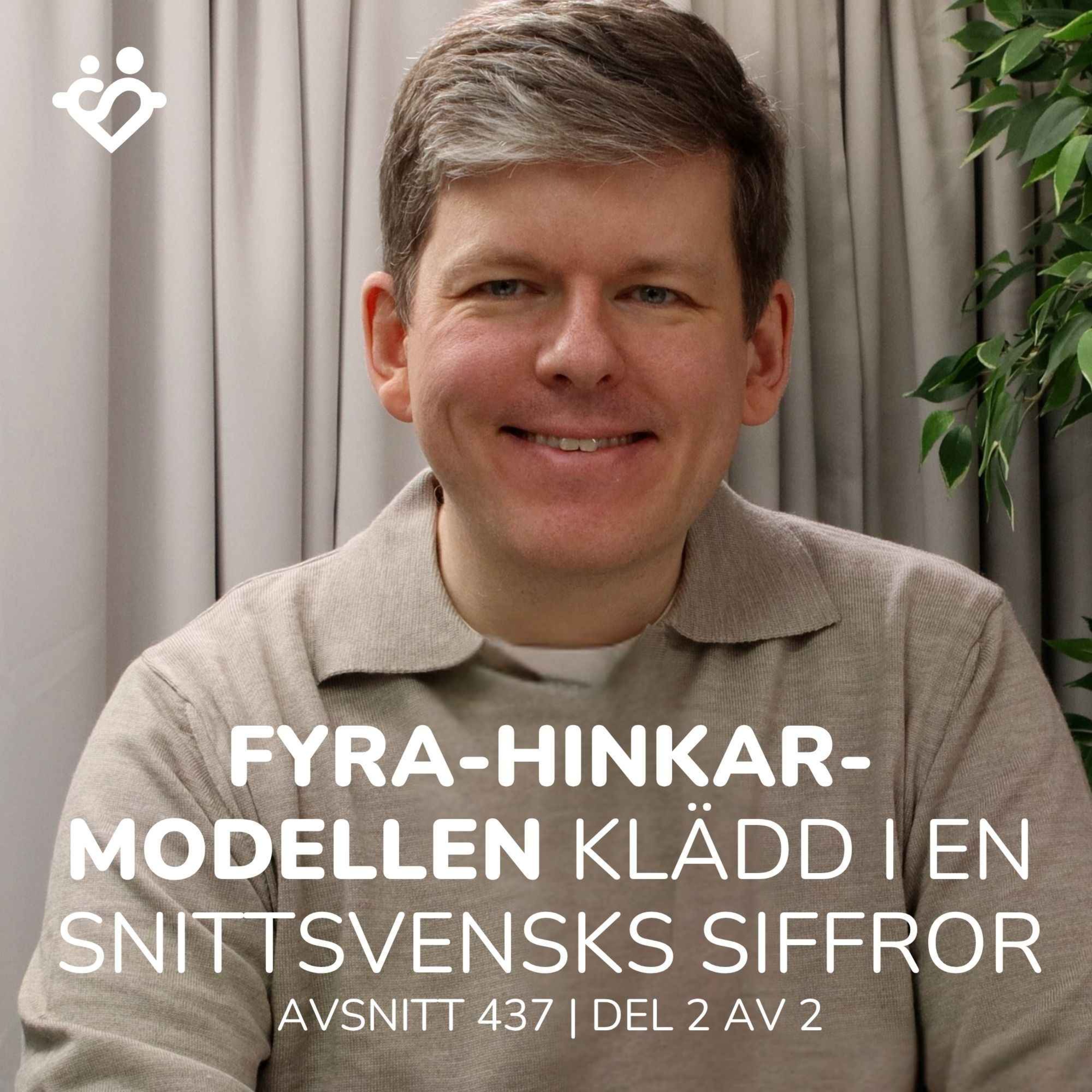 437. Fyra-hinkar-modellen klädd i en snittsvensks siffror | Del 2 av 2