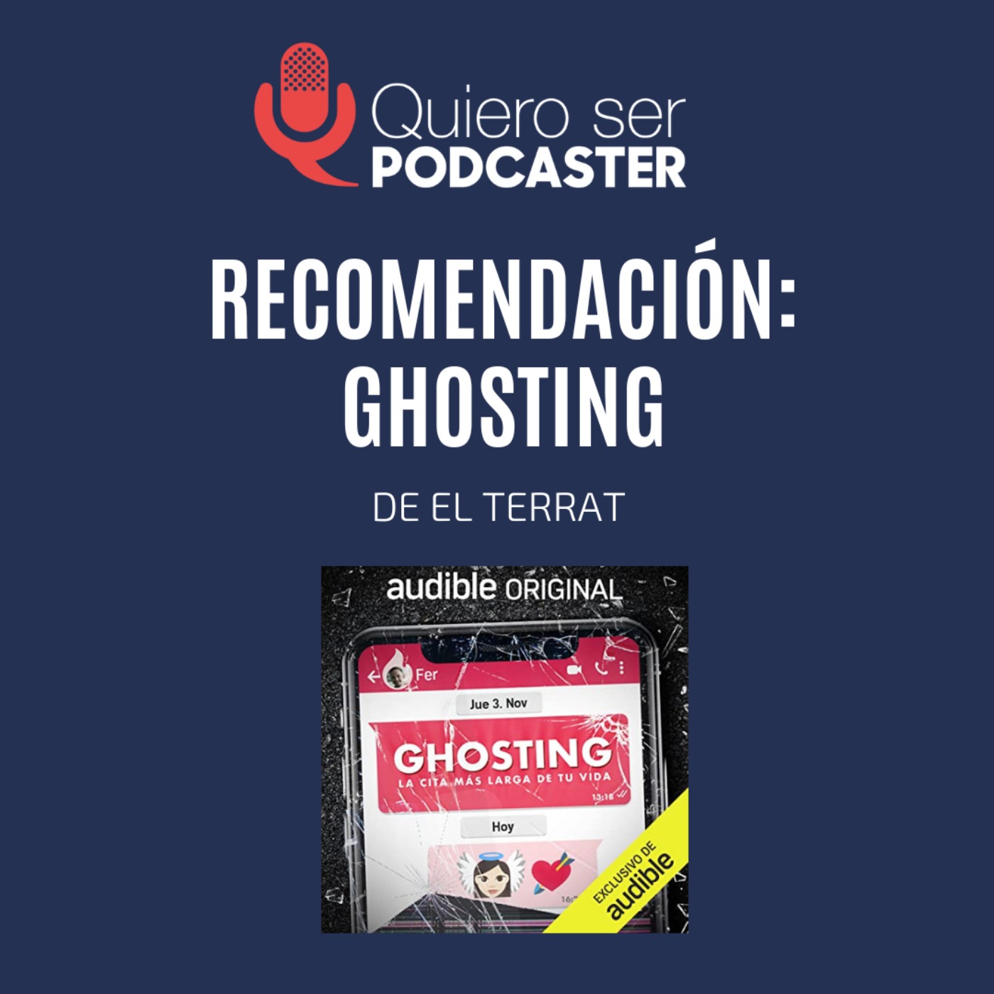 cover art for Recomendación: Ghosting, una ficción sonora de humor  @ElTerrat @Audible_ES